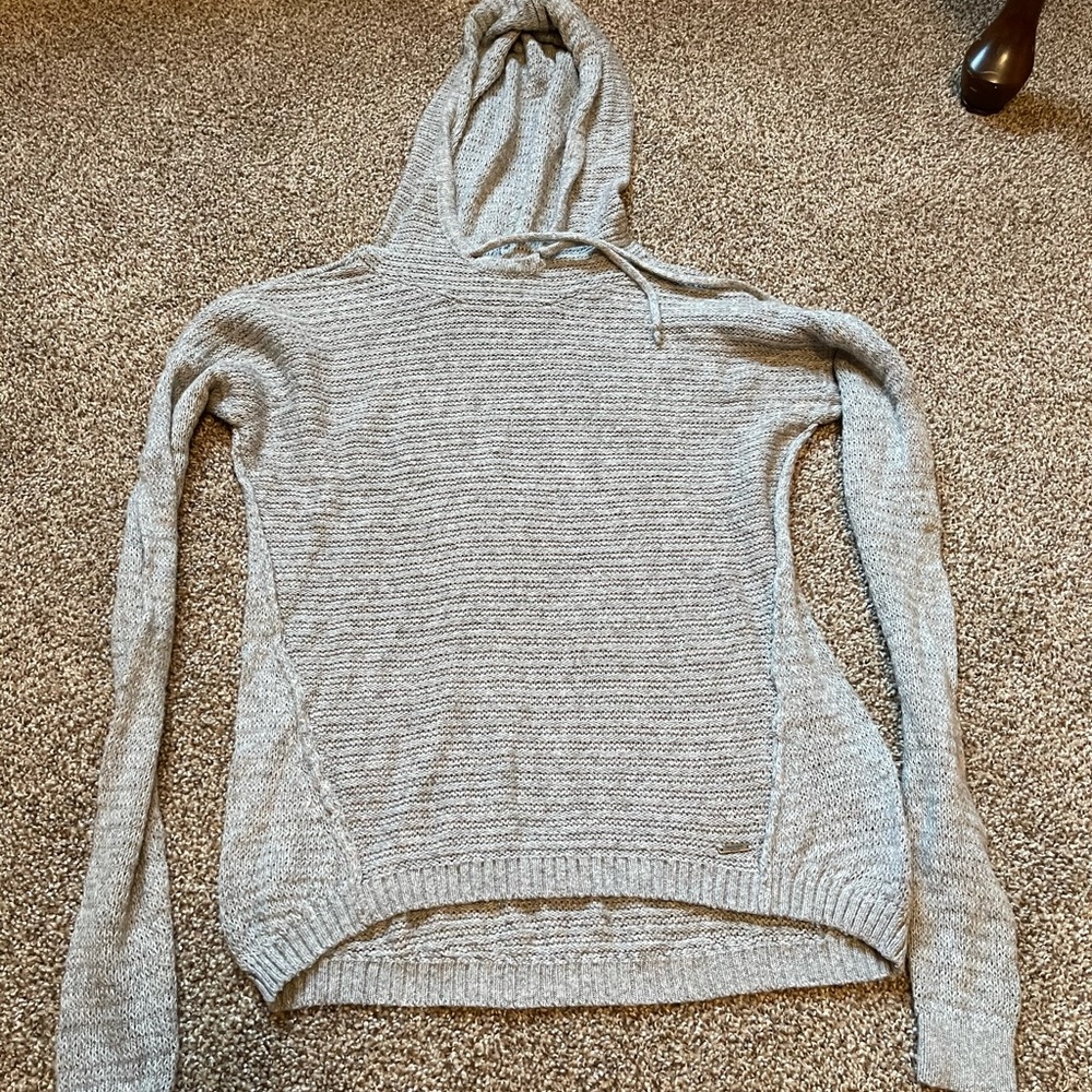 Abercrombie and Fitch XS Long Sleeve Pullover Hoodie Gray